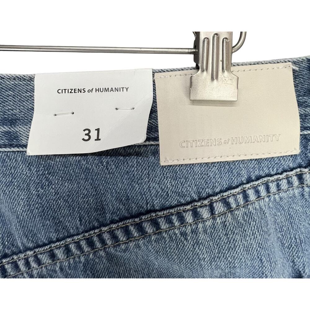 Citizens of Humanity Maritzy Trouser Jeans Womens 31 Blue Mojo Pleated Wide Leg - Picture 14 of 16